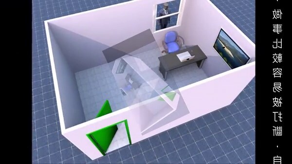 辦公室 背後靠窗